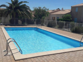 Maison 2 pièces mezzanine, 6 couchages, piscine, parking, terrasse Sud - St Cyprien Plage - FR-1-225D-216